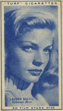 Lauren Bacall 1947 Turf Film Stars