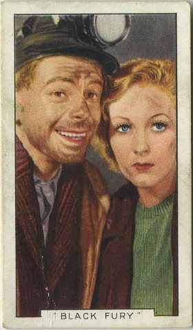 Paul Muni and Karen Morley 1936 Gallaher Film Episodes Tobacco Card