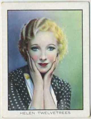 Helen Twelvetrees 1933 BAT World Famous Cinema Artistes