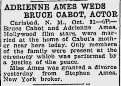 Bruce Cabot Adrienne Ames