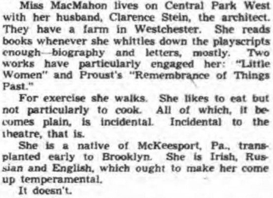 Aline MacMahon 1943 article part 2