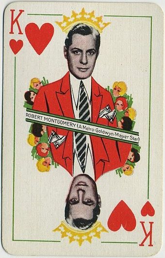 Robert Montgomery Thomas de la Rue Playing Card