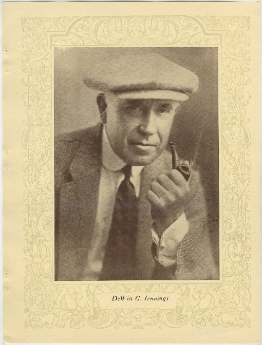 DeWitt Jennings 1923 Portrait