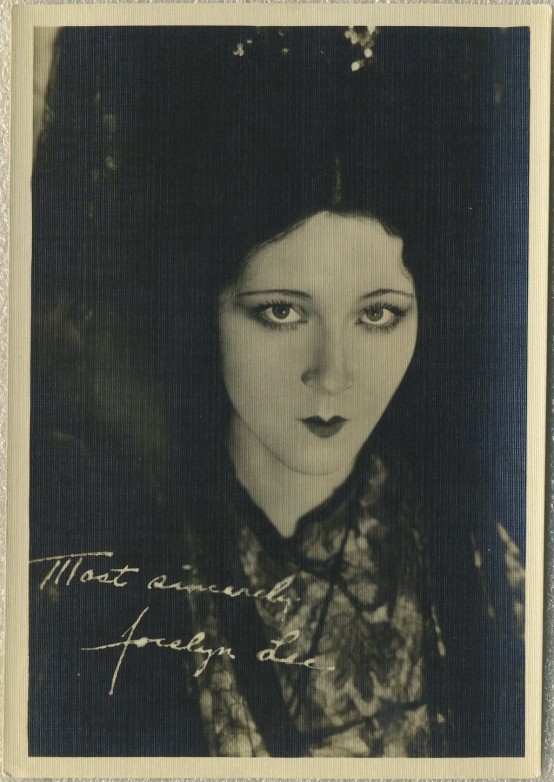 Jocelyn Lee 1920s Fan Photo