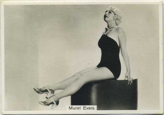 Muriel Evans 1930s Godfrey Phillips Beauties of To-Day