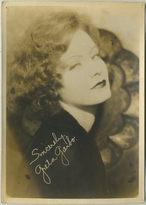 Greta Garbo 1920s Fan Photo