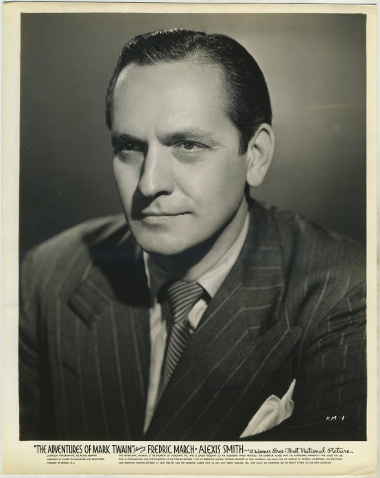 Fredric March in The Adventures of Mark Twain