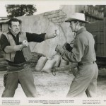 Lon Chaney Jr and Randolph Scott in Albuquerque