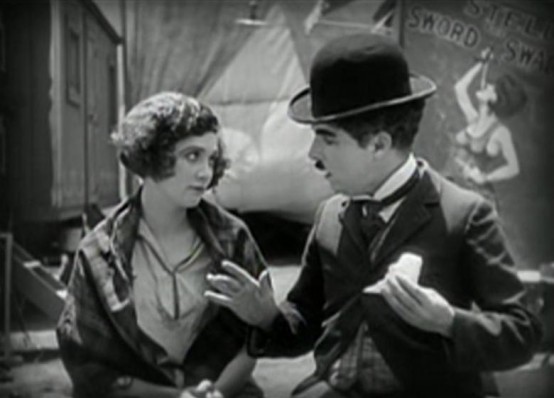 Merna Kennedy and Charlie Chaplin