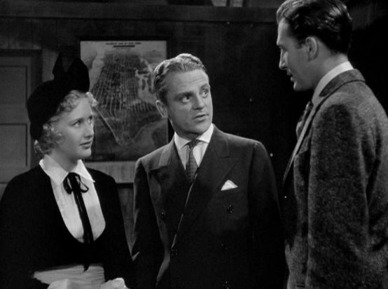 Priscilla Lane, James Cagney and Jeffrey Lynn