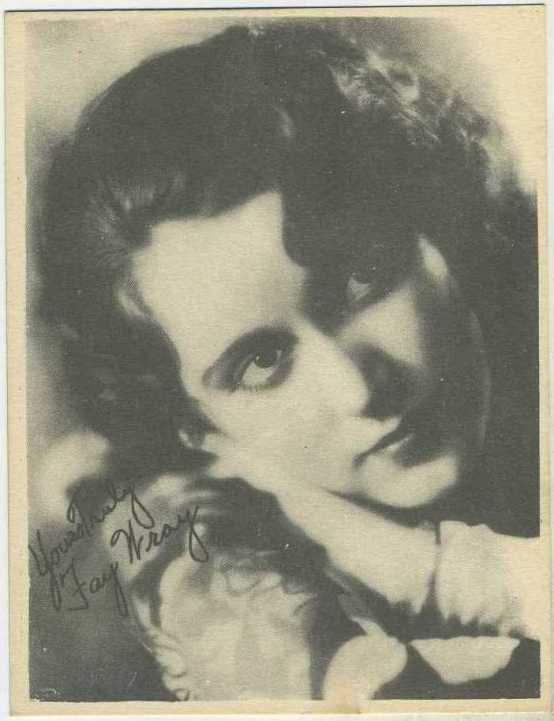 Fay Wray 1929 Kashin Publications